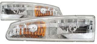 1996-1997 Ford Thunderbird Headlights Driver Left and Passenger Right Side Halogen