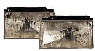 1988-1991 Mercury Topaz Headlights Driver Left and Passenger Right Side Halogen