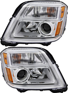 2010-2015 GMC Terrain Headlights Driver Left and Passenger Right Side Halogen