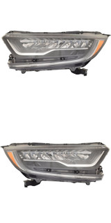 2017-2019 Honda CRV Headlights Driver Left and Passenger Right Side LED