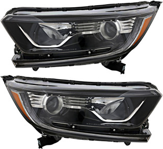 2017-2020 Honda CRV LX/EX/EX-L Headlights Driver Left and Passenger Right Side Halogen
