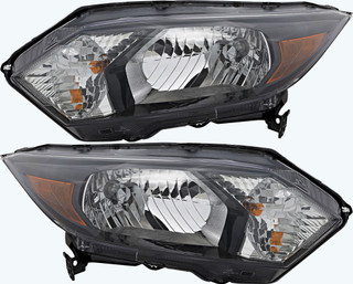 2016-2018 Honda HRV Headlights Driver Left and Passenger Right Side Halogen