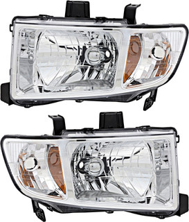 2009-2014 Honda Ridgeline Headlights Driver Left and Passenger Right Side Halogen