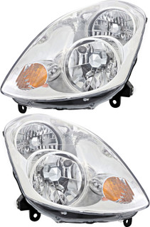 2003-2004 Infiniti G35 Sedan Headlights Driver Left and Passenger Right Side Halogen