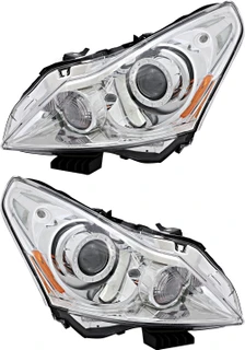 2010-2013 Infiniti G37 Sedan Headlights Driver Left and Passenger Right Side HID/Xenon