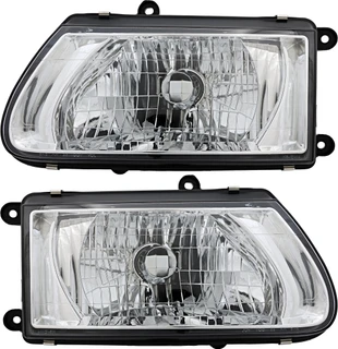2000-2002 Isuzu Rodeo Headlights Driver Left and Passenger Right Side Halogen