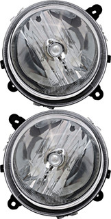 2007-2010 Jeep Compass Headlights Driver Left and Passenger Right Side Halogen
