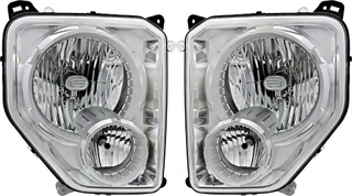2008-2012 Jeep Liberty Headlights Driver Left and Passenger Right Side Halogen