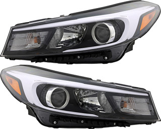 2017-2018 Kia Forte EX Headlights Driver Left and Passenger Right Side Halogen Korea Built