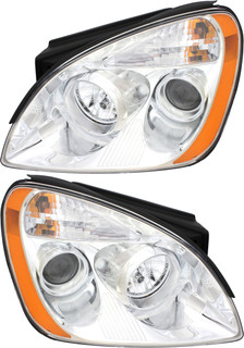 2007-2009 Kia Rondo Headlights Driver Left and Passenger Right Side Halogen
