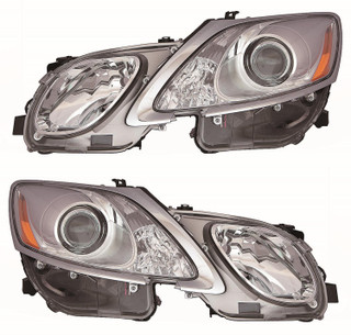 2007-2011 Lexus GS350 Headlights Driver Left and Passenger Right Side HID/Xenon Without Adaptive Headlight. With Headlight Washer