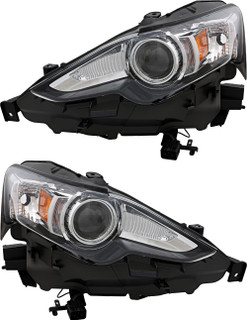2016 Lexus IS200t Headlights Driver Left and Passenger Right Side HID/Xenon