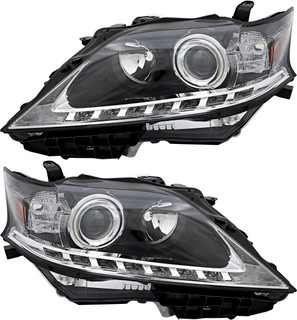 2013-2015 Lexus RX350 Headlights Driver Left and Passenger Right Side Halogen Japan Built