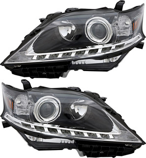 2013-2014 Lexus RX450h Headlights Driver Left and Passenger Right Side Halogen Japan Built