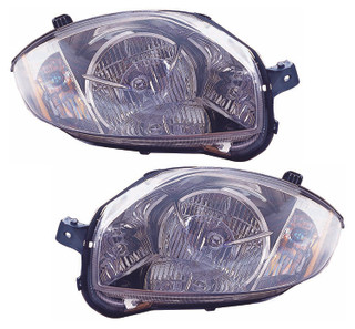 2006 Mitsubishi Eclipse Coupe Headlights Driver Left and Passenger Right Side Halogen