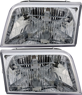 2006-2011 Mercury Grand Marquis Headlights Driver Left and Passenger Right Side Halogen