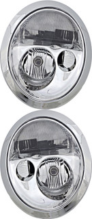 2002-2004 Mini Cooper Headlights Driver Left and Passenger Right Side Halogen
