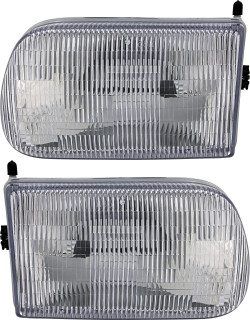 1994-1997 Mazda B4000 Headlights Driver Left and Passenger Right Side Halogen