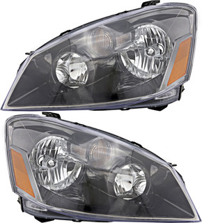 2005-2006 Nissan Altima Headlights Driver Left and Passenger Right Side HID/Xenon