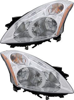 2010-2012 Nissan Altima Sedan SR Headlights Driver Left and Passenger Right Side HID/Xenon