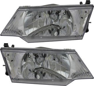 1999 Nissan Sentra Headlights Driver Left and Passenger Right Side Halogen