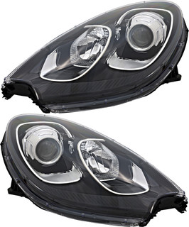 2015-2018 Porshe Macan Headlights Driver Left and Passenger Right Side Halogen