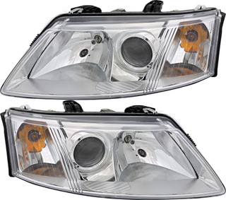 2003-2007 Saab 9-3 Headlights Driver Left and Passenger Right Side Halogen
