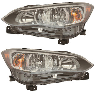 2017-2020 Subaru Impreza Headlights Driver Left and Passenger Right Side Halogen