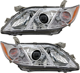 2007-2009 Toyota Camry Headlights Driver Left and Passenger Right Side Halogen USA Built