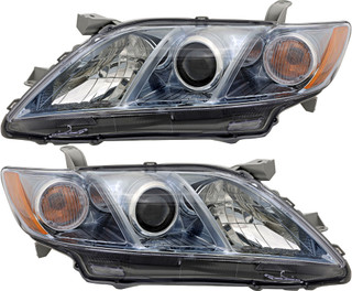 2007-2009 Toyota Camry Hybrid Headlights Driver Left and Passenger Right Side Halogen USA Built