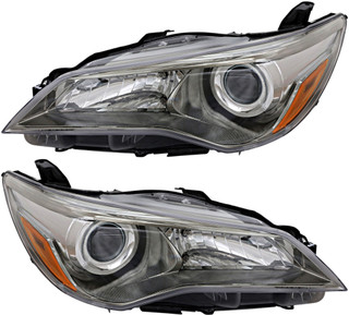2015-2017 Toyota Camry SE/XSE Headlights Driver Left and Passenger Right Side Halogen