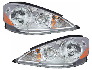2006-2010 Toyota Sienna Headlights Driver Left and Passenger Right Side HID/Xenon