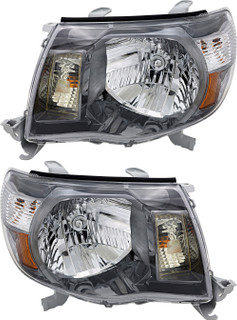 2005-2011 Toyota Tacoma Headlights Driver Left and Passenger Right Side Halogen TO2502181,TO2503181