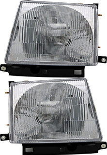 1997-2000 Toyota Tacoma Rear Wheel Drive : 1997-2000 | Four Wheel Drive : 1998-2000 Headlights Driver Left and Passenger Right Side Halogen