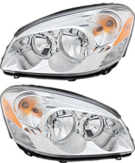 2006-2011 Buick Lucerne Headlights Driver Left and Passenger Right Side Halogen