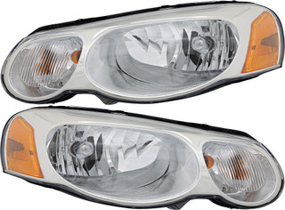 2004-2006 Chrysler Sebring Headlights Driver Left and Passenger Right Side Halogen