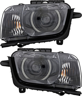 2010-2013 Chevrolet Camaro Headlights Driver Left and Passenger Right Side HID/Xenon