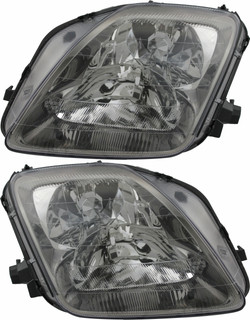 1997-2001 Honda Prelude Headlights Driver Left and Passenger Right Side Halogen