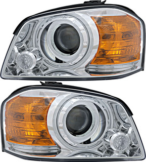 2003-2004 Kia Magentis Headlights Driver Left and Passenger Right Side Halogen