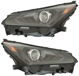 2018-2021 Lexus IS300 Headlights Driver Left and Passenger Right Side Halogen