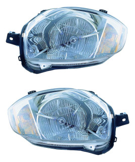 2007-2008 Mitsubishi Eclipse Coupe Headlights Driver Left and Passenger Right Side Halogen