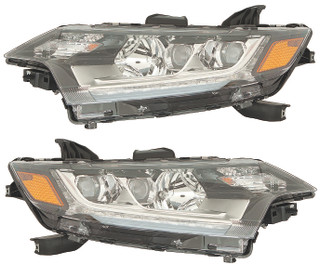 2016 Mitsubishi Outlander Headlights Driver Left and Passenger Right Side LED
