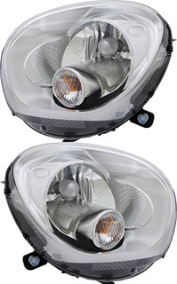 2011-2015 Mini Cooper Headlights Driver Left and Passenger Right Side Halogen MC2502110,MC2503110