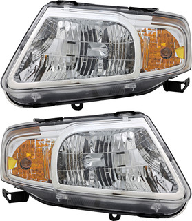 2008-2011 Mazda Tribute Headlights Driver Left and Passenger Right Side Halogen