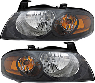 2004-2006 Nissan Sentra SE-R/Spec V Headlights Driver Left and Passenger Right Side Halogen