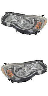 2017 Subaru Crosstrek Headlights Driver Left and Passenger Right Side HID/Xenon