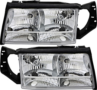 1997-1999 Cadillac Deville Headlights Driver Left and Passenger Right Side Halogen