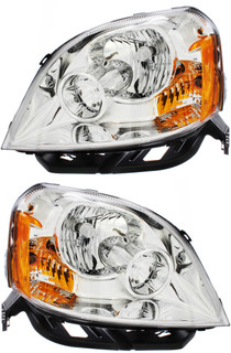 2005-2007 Ford Five Hundred Headlights Driver Left and Passenger Right Side Halogen