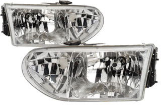 1999-2002 Mercury Villager Headlights Driver Left and Passenger Right Side Halogen