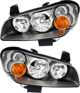 2002-2003 Nissan Maxima Headlights Driver Left and Passenger Right Side HID/Xenon